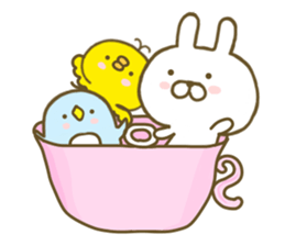 Rabbit Cute Winter sticker #8832201