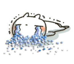 Simple white cat9 sticker #8832726