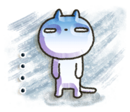 Simple white cat9 sticker #8832730