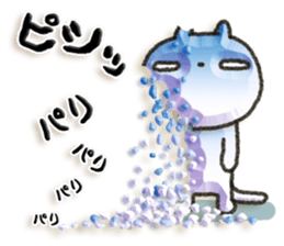 Simple white cat9 sticker #8832731