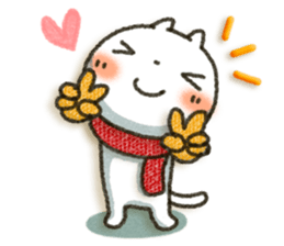 Simple white cat9 sticker #8832741