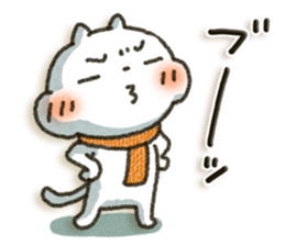 Simple white cat9 sticker #8832746