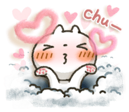 Simple white cat9 sticker #8832753