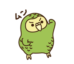 Happy Kakapo 3 Winter sticker #8832973