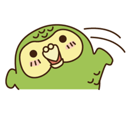 Happy Kakapo 3 Winter sticker #8832986