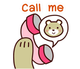 This is a tiny bear~ sticker #8833039