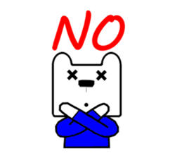 white bear NOAH sticker #8833205