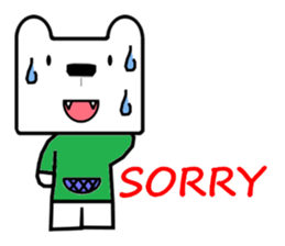 white bear NOAH sticker #8833211