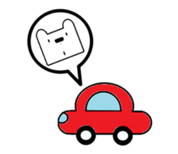 white bear NOAH sticker #8833232