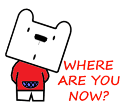 white bear NOAH sticker #8833241