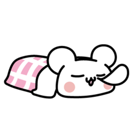 Black & white bear (ver.English) sticker #8833459