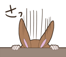 KAWAII rabbit girl sticker #8833990