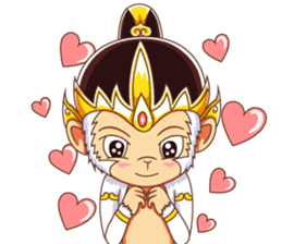 Cute Hanoman sticker #8834154