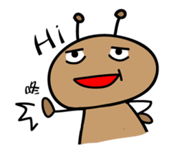 GO GO little ant ! sticker #8834493