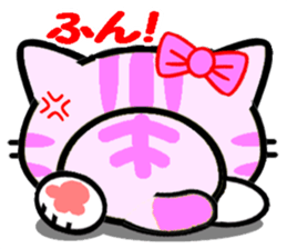 Cheerful marmalade cat sticker #8834531