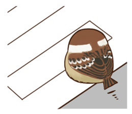 fat sparrow ver.2 sticker #8834770