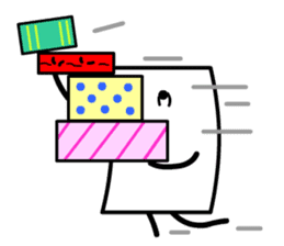 Cardman confronts stormy winds 6 sticker #8834803