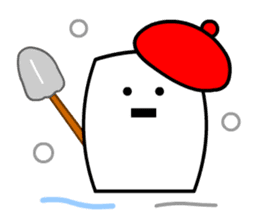 Cardman confronts stormy winds 6 sticker #8834805