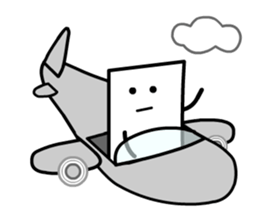 Cardman confronts stormy winds 6 sticker #8834808