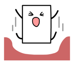 Cardman confronts stormy winds 6 sticker #8834823