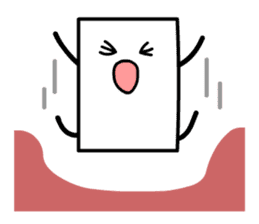 Cardman confronts stormy winds 6 sticker #8834823