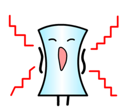 Cardman confronts stormy winds 6 sticker #8834830