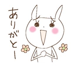 Busy rabbit, Miss Simple sticker #8834845