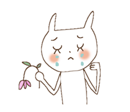 Busy rabbit, Miss Simple sticker #8834851