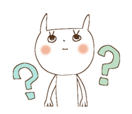 Busy rabbit, Miss Simple sticker #8834854