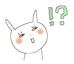 Busy rabbit, Miss Simple sticker #8834855