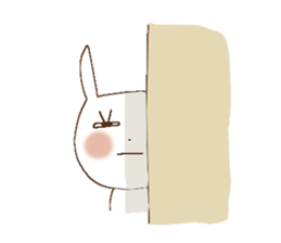 Busy rabbit, Miss Simple sticker #8834860