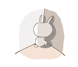 Busy rabbit, Miss Simple sticker #8834861