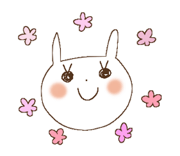 Busy rabbit, Miss Simple sticker #8834868