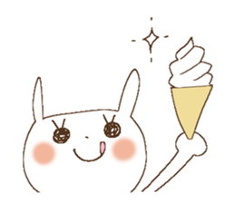 Busy rabbit, Miss Simple sticker #8834869