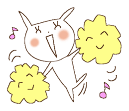 Busy rabbit, Miss Simple sticker #8834870