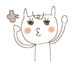 Busy rabbit, Miss Simple sticker #8834872