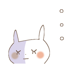 Busy rabbit, Miss Simple sticker #8834876