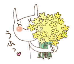 Busy rabbit, Miss Simple sticker #8834878