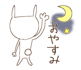 Busy rabbit, Miss Simple sticker #8834880