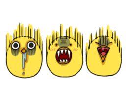 Panda & Chickens sticker #8835173