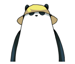 Panda & Chickens sticker #8835178
