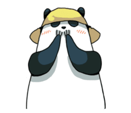 Panda & Chickens sticker #8835179