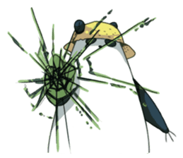 Panda & Chickens sticker #8835181