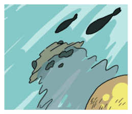 Panda & Chickens sticker #8835186