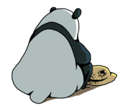 Panda & Chickens sticker #8835198