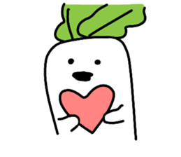 Radish_Boy sticker #8835350