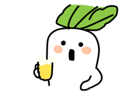 Radish_Boy sticker #8835357