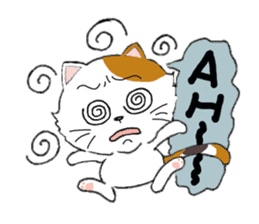 Talkative cat sticker (English version) sticker #8835509