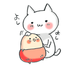 love and peace cats sticker #8835524