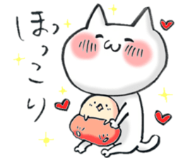 love and peace cats sticker #8835552